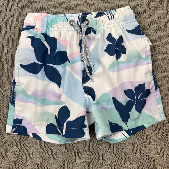 vintage summer Other - Vintage Summer Floral Print Kids Swim Shorts Trunks ~ 4